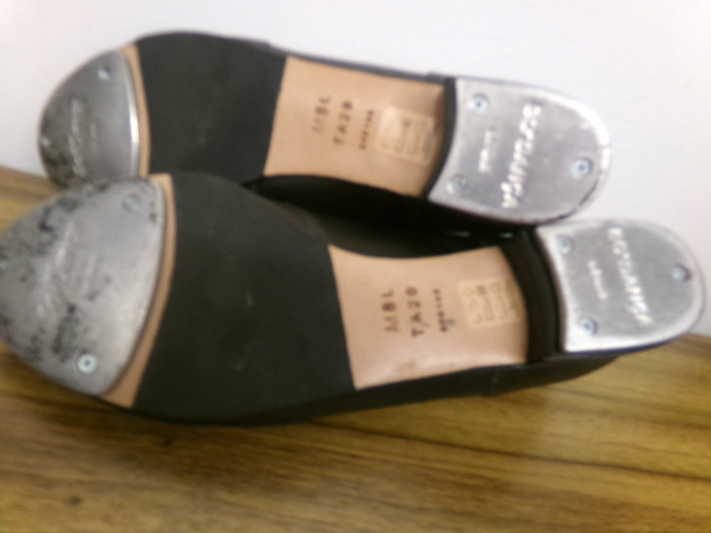 Pre-Owned Tap Shoes So Danca TA20 Trent Oxford Black Adult Size 8M