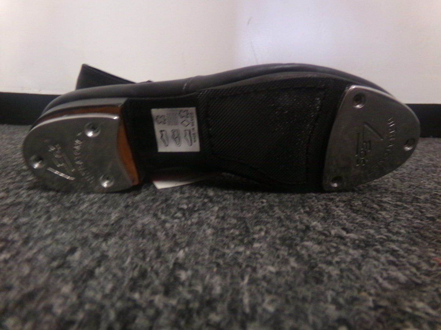 Pre-Owned Black Tap Shoes Leo's 5.5M Mary Jane Leather
