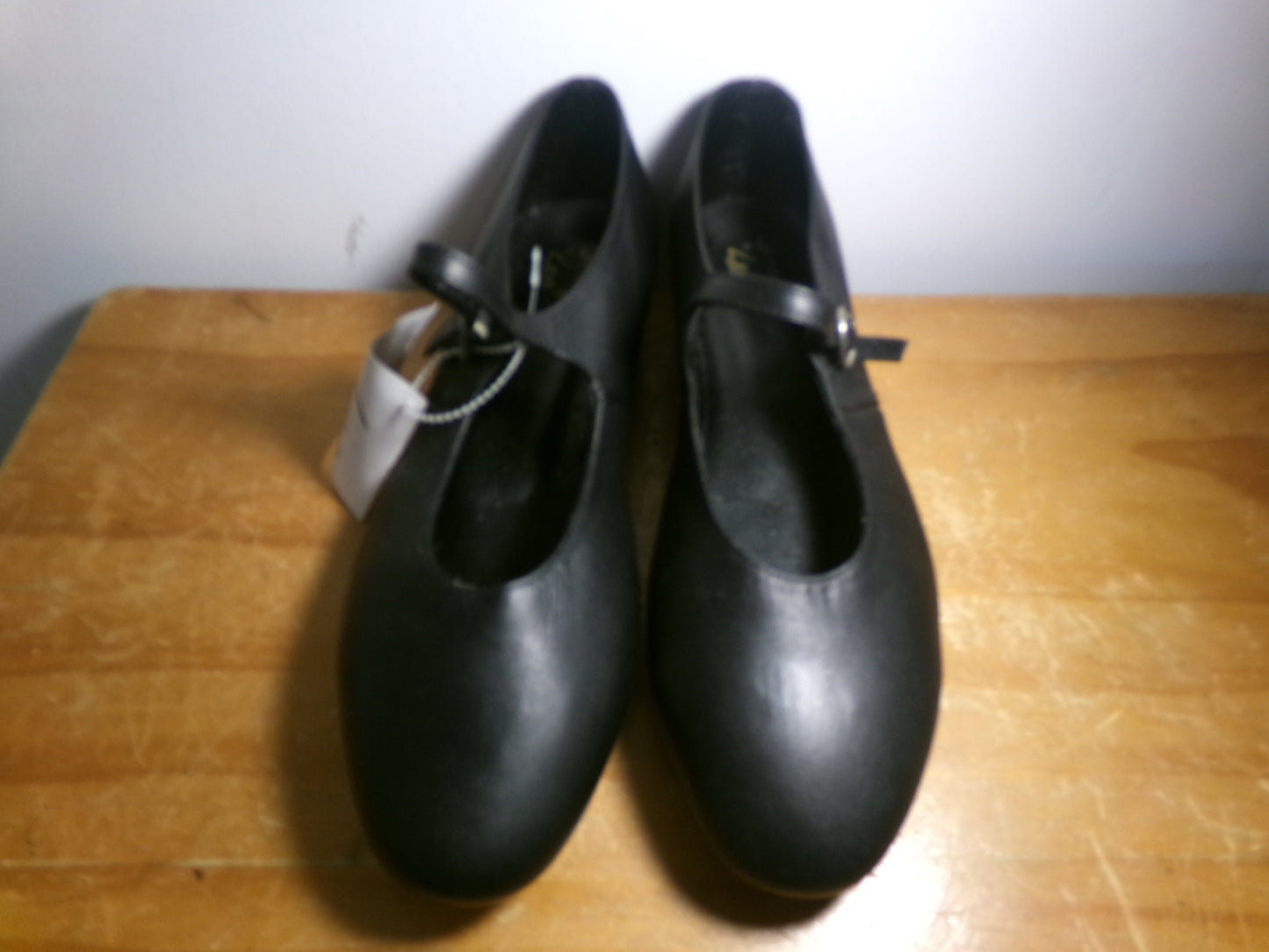 Pre-Owned Tan Tap Shoes Leo's 8.5M Adult Mary Jane Leather Easy Strap