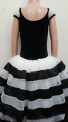 Pre-Owned Costume Curtain Call  E2029 XL Child Black Dress Ballet