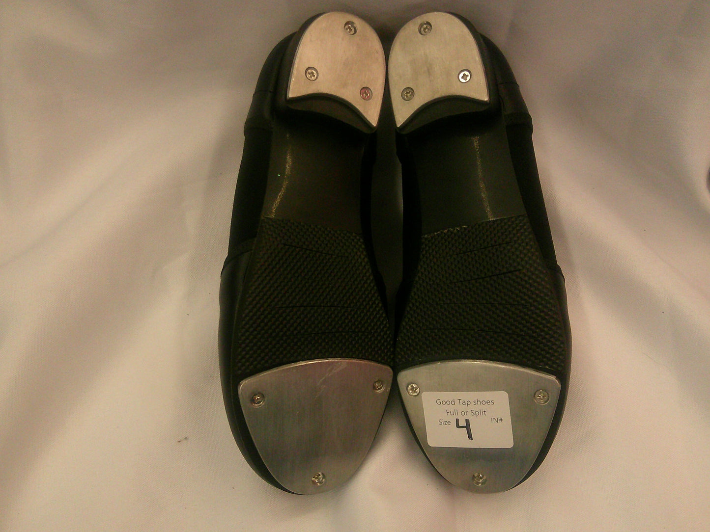Pre-Owned Tap Shoes Unbranded Kids 4M Slip On Man Made  Full Sole
