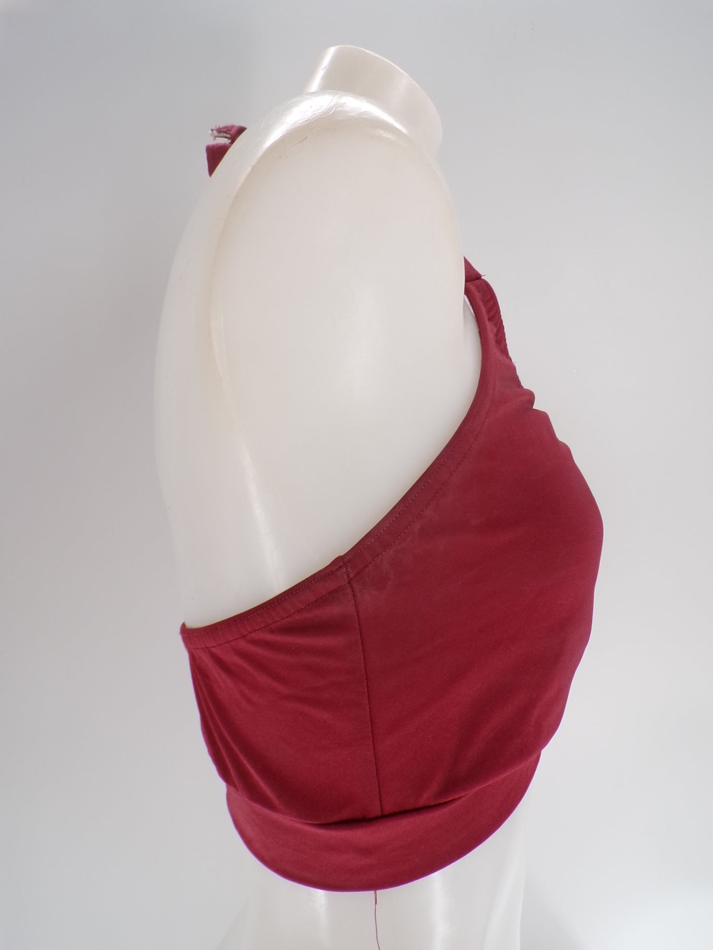 Pre-Owned Crop Top Kelle Large Adult Maroon Jazz Cheer