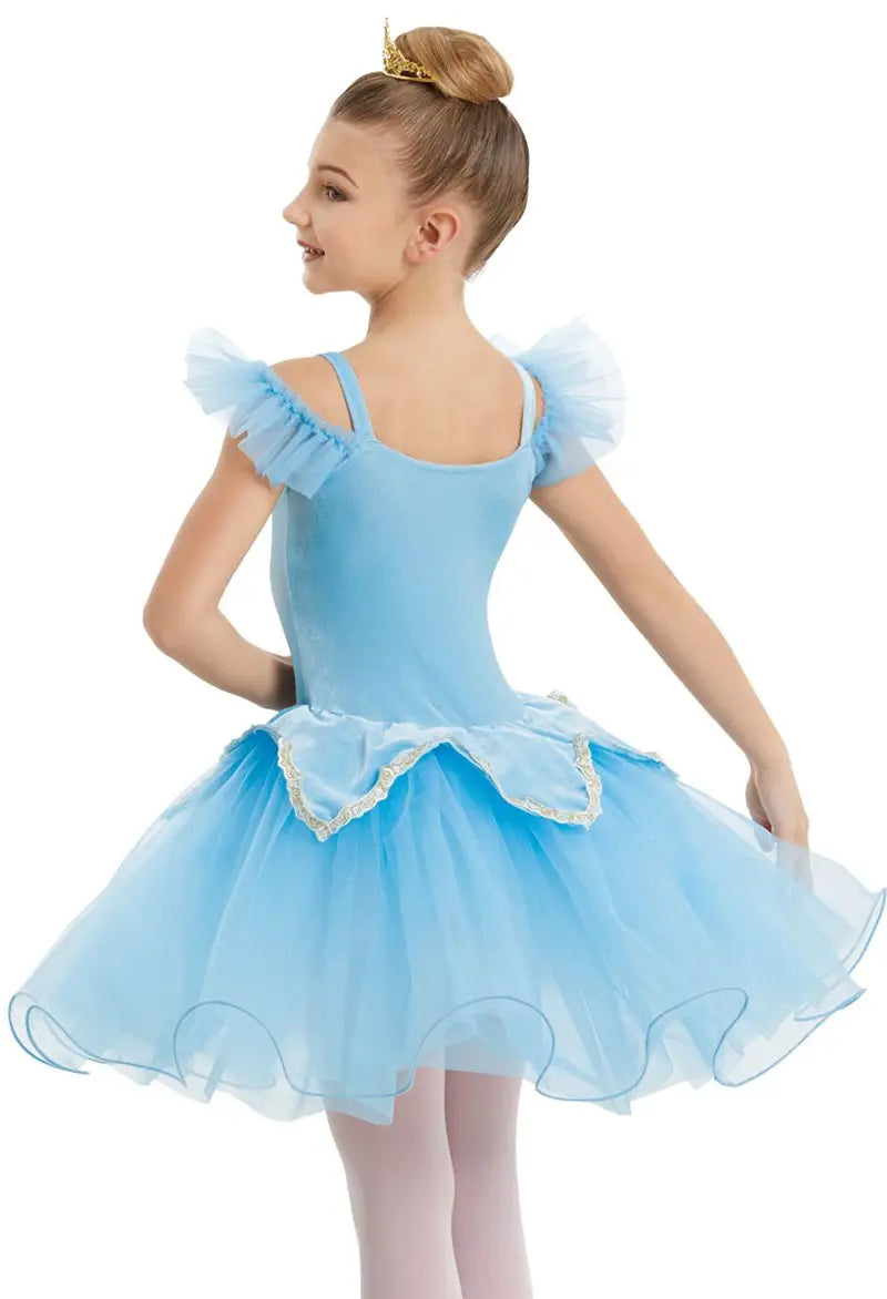 Pre-Owned Costume XL Child Pink Weissman 11094 Ballet Pointe YAGP Velvet Tutu Lace