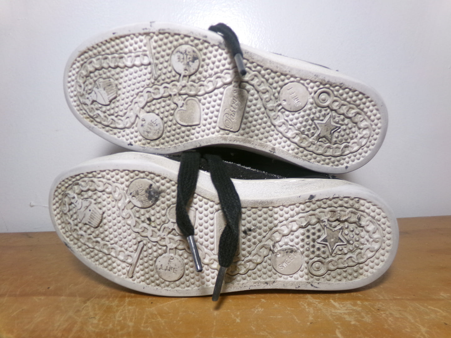 Pre-Owned Hip Hop Shoes Pastry Kids 12 High Top Sneakers Glitter