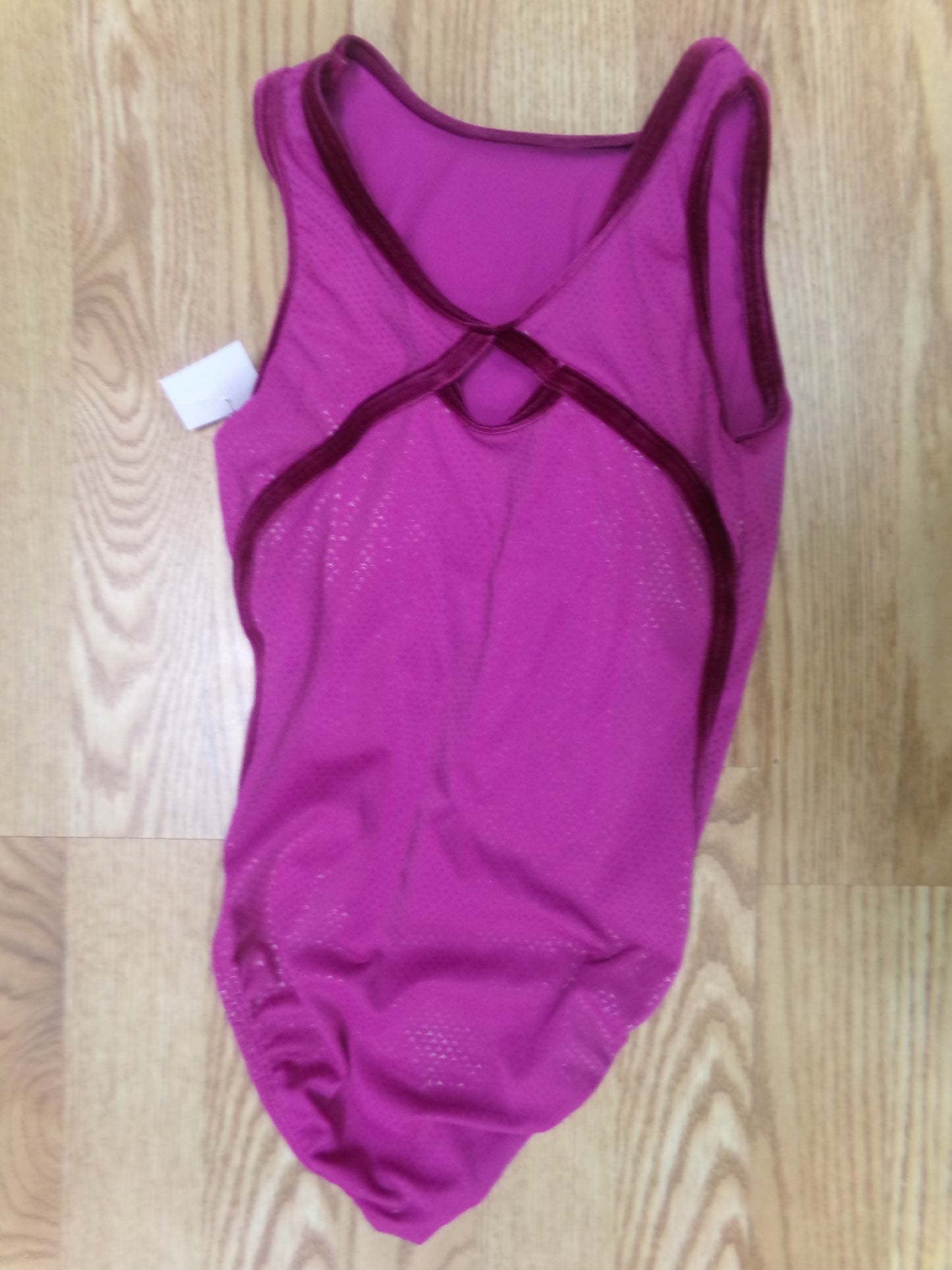Pre-Owned Gymnastics Leotard GK Elite XS Adult Dark Pink Acro Tumbling