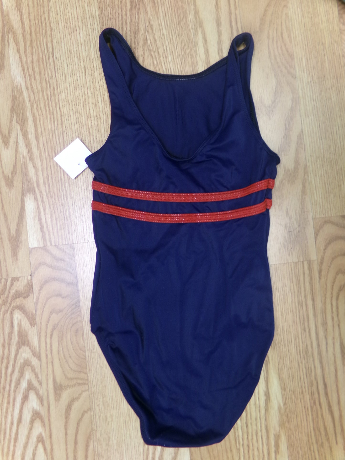 Pre-Owned Gymnastics Leotard Gk Elite Large Child Patriotic Acro Tumbling