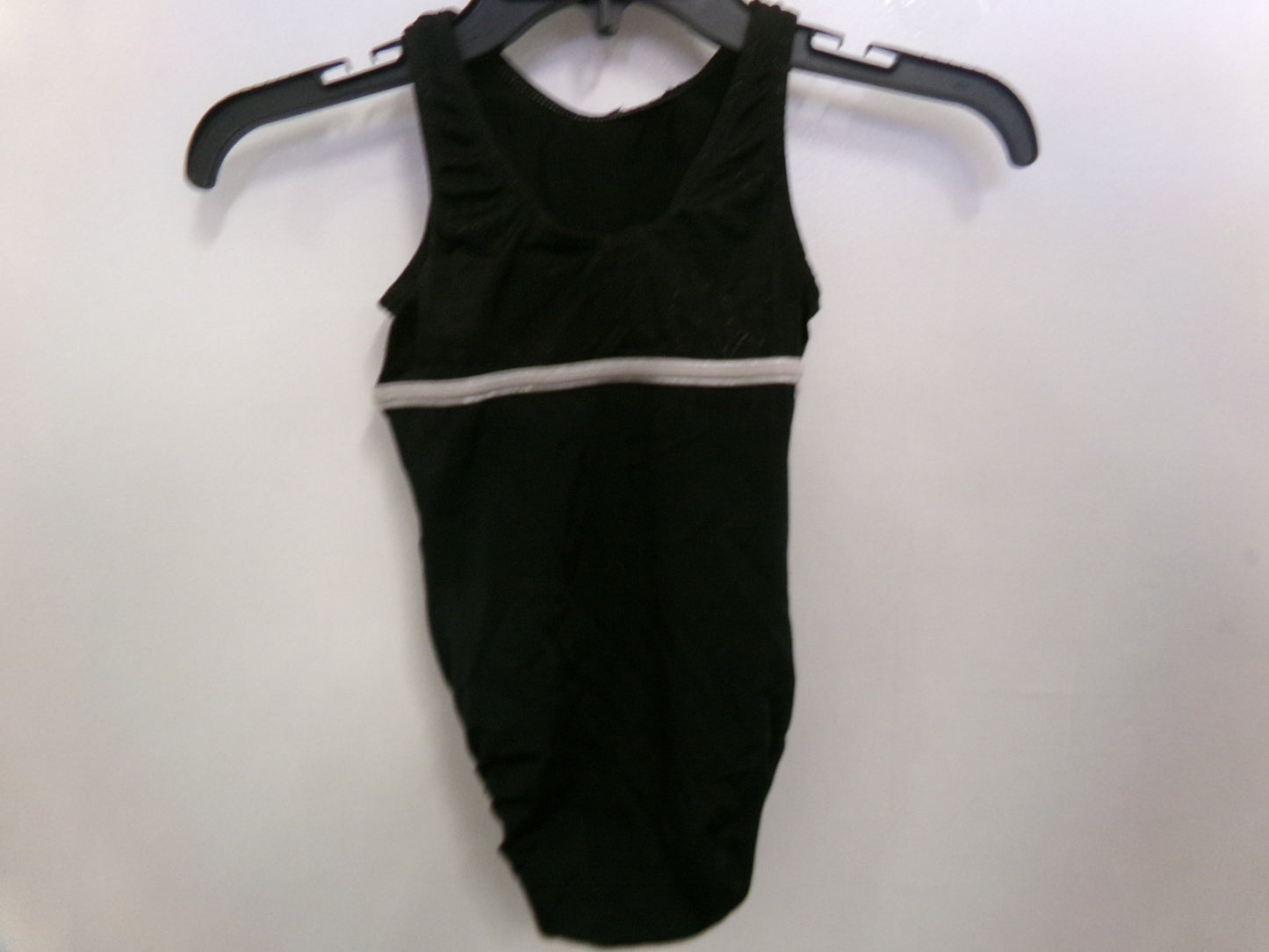 Pre-Owned Gymnastics Leotard Gk Elite Medium Child Black Acro Tumbling