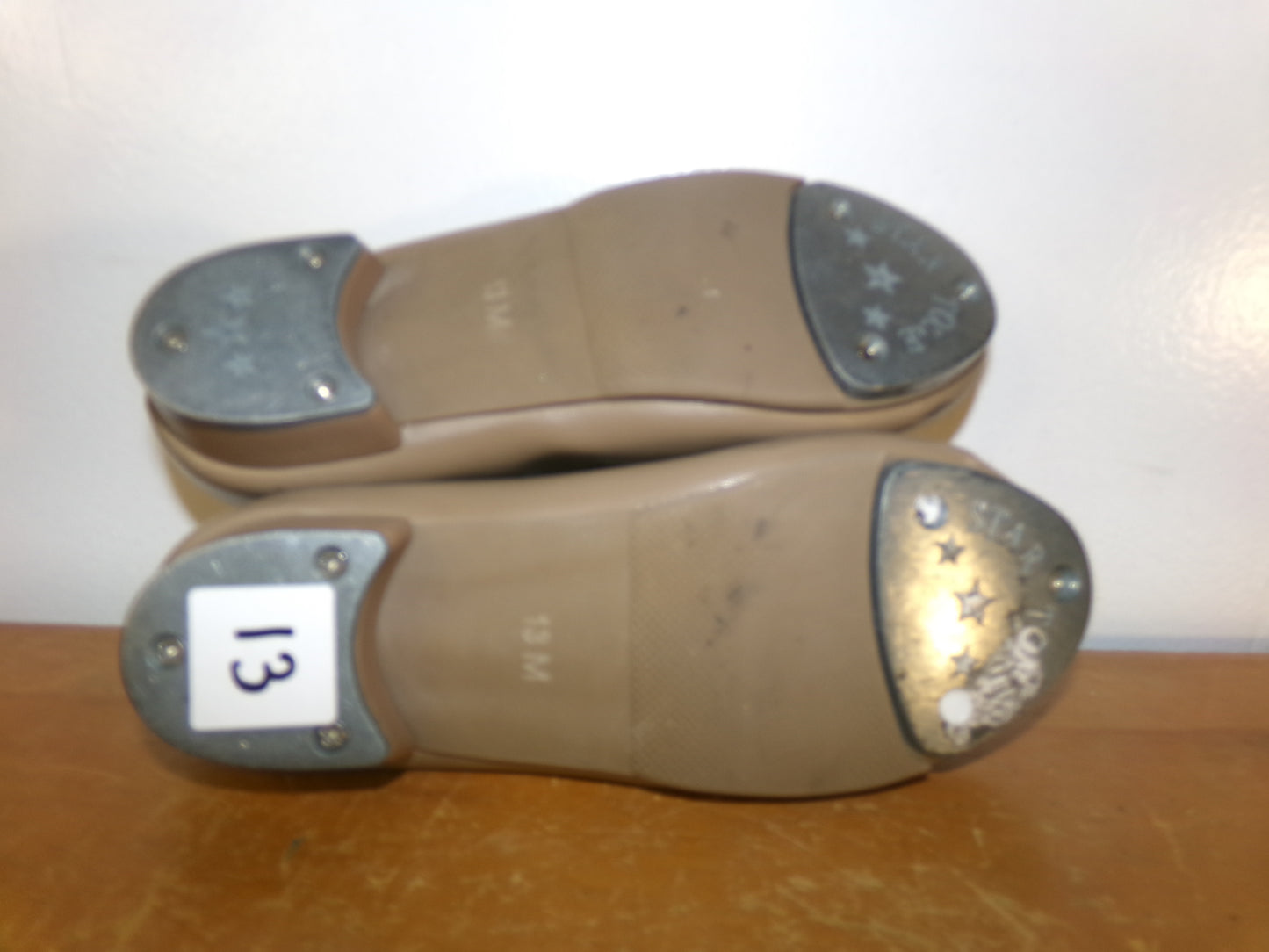 Pre-Owned Tap Shoes Revolution Style 826 3M Child Mary Jane Buckle Tan
