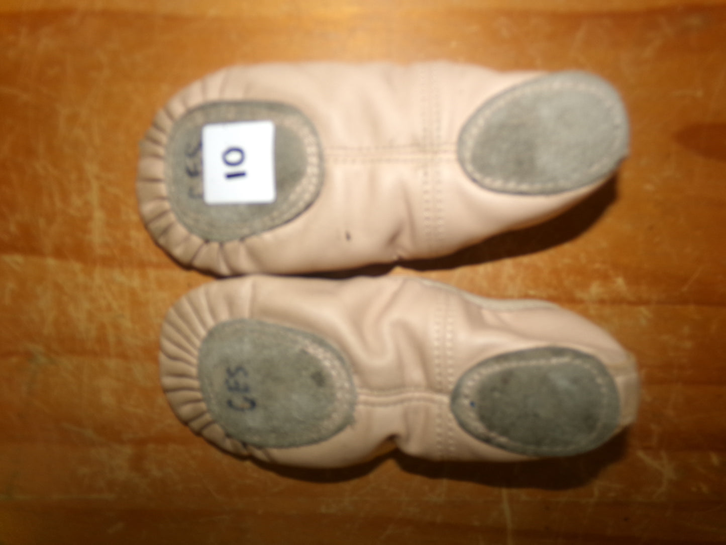 Pre-Owned Ballet Shoes Generic Little Kid 10M Leather Full Sole
