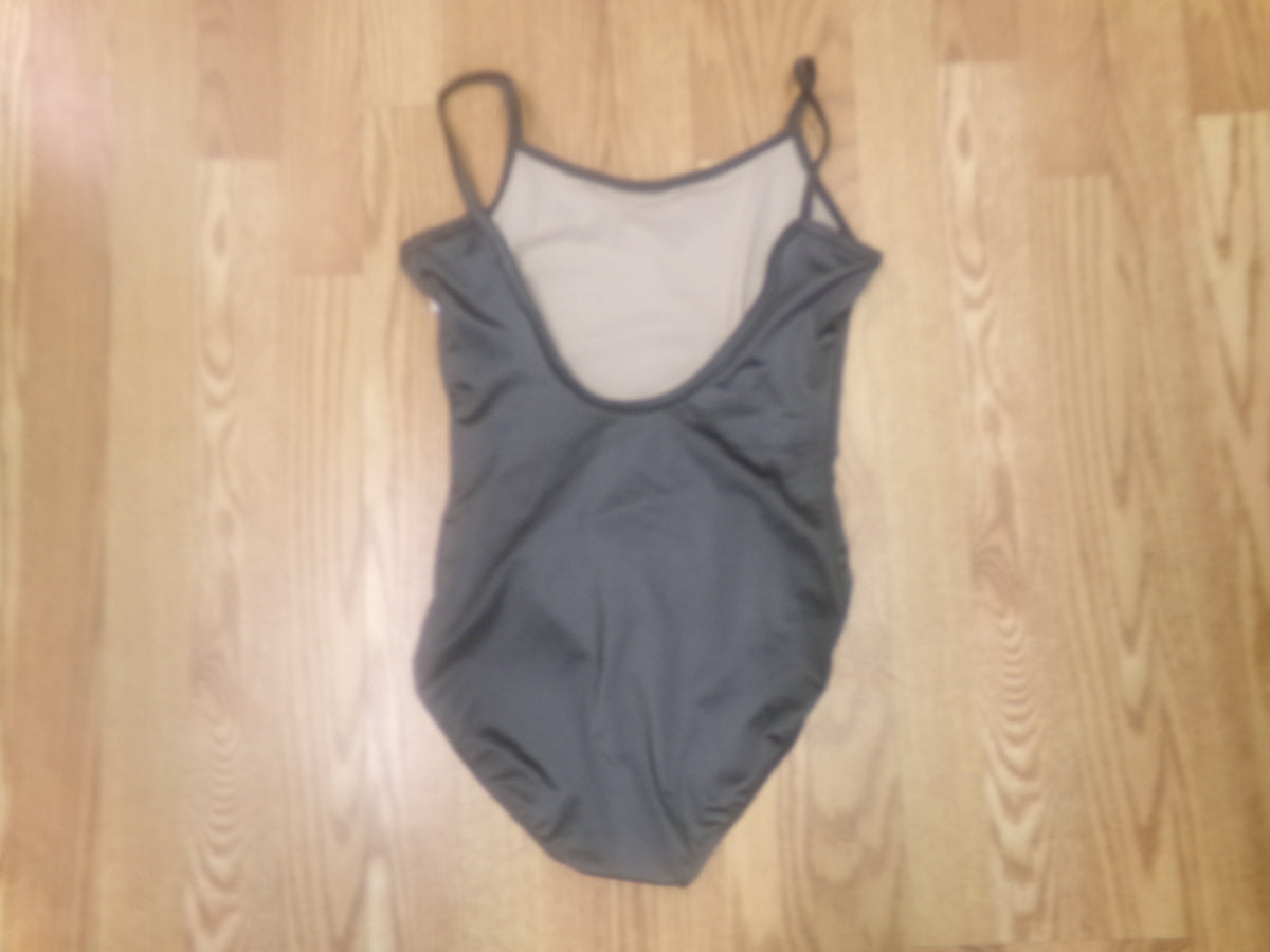 Pre-Owned Leotard Weissman 14574 Cami Leotard Gray Small Adult Ballet Jazz