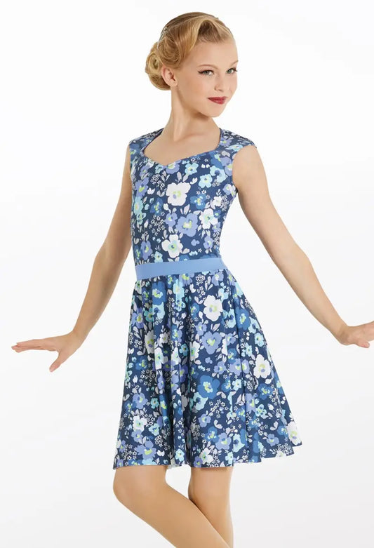 Pre-Owned Costume Weissman 11865 Small Adult Blue Dress Jazz