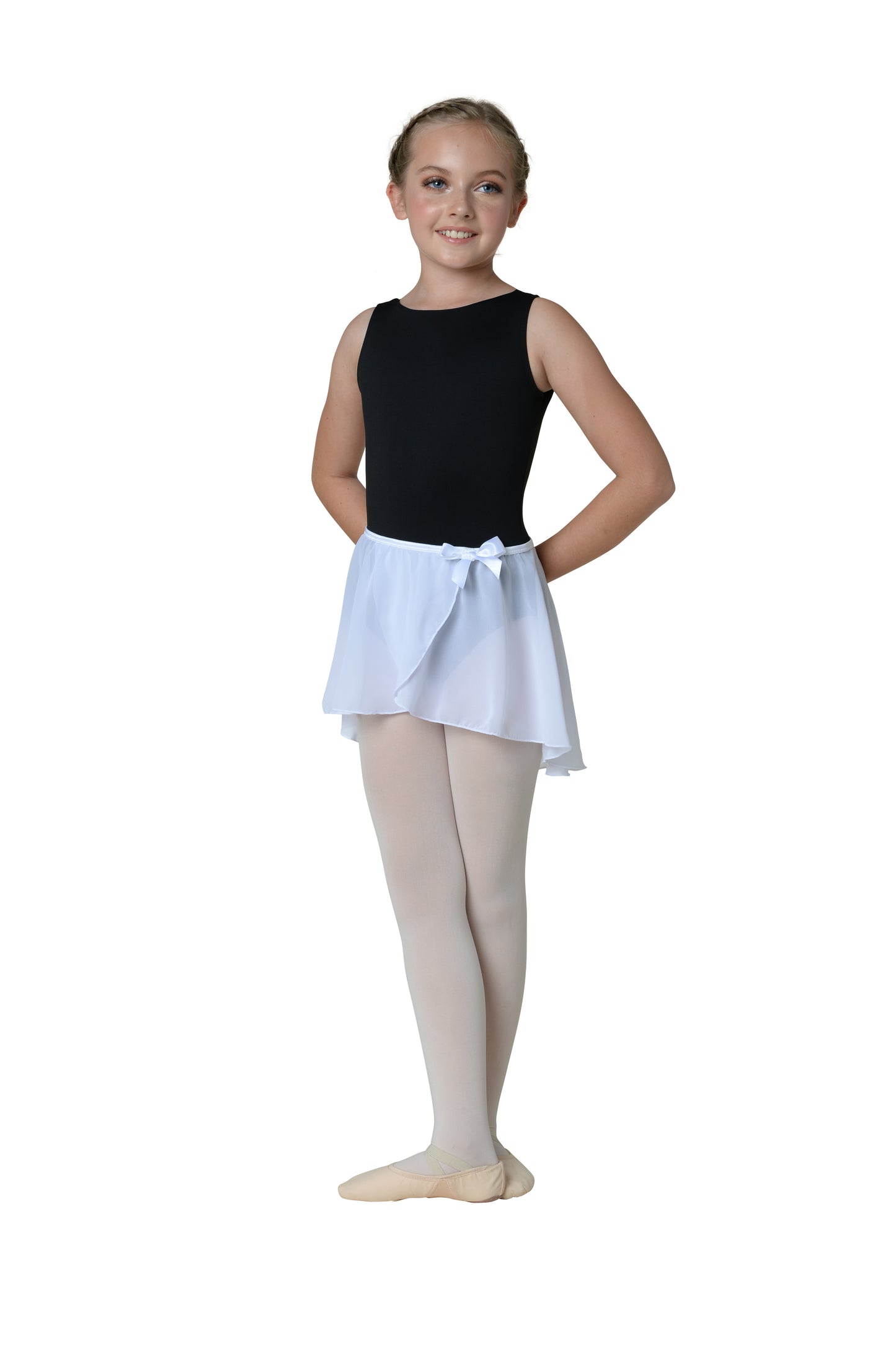 Pre-Owned Skirt Danz N Motion 232 Large Child Black Ballet Tap