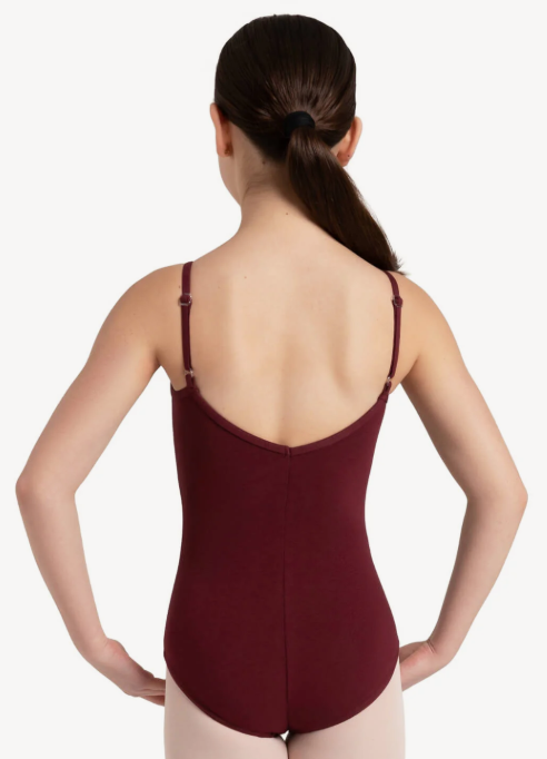 New Leotard Capezio CC101C Medium Child Burgundy Ballet