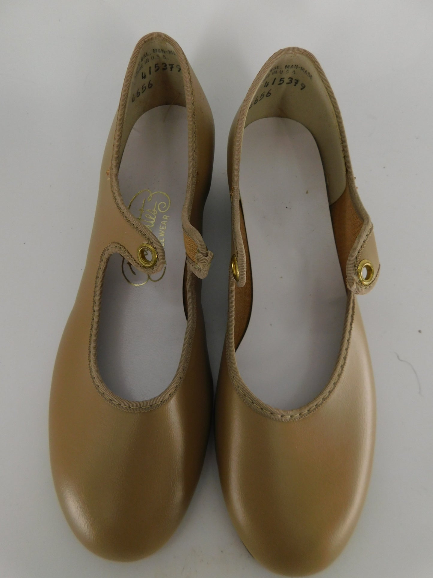 Pre-Owned Jazz Ballroom Shoes Barbette Big Kid 1N Tyette Leather  Closed Toe