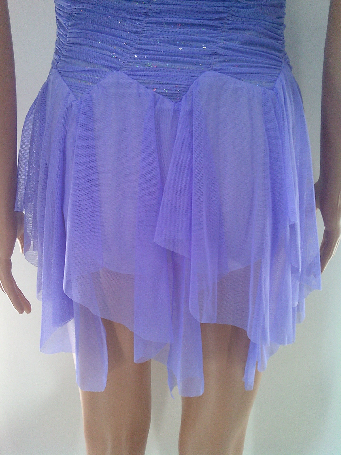 Pre-Owned Costume Art Stone 26425 Small Adult Lavender Skirt Lyrical Sequin