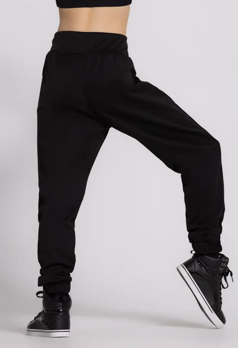 Pre-Owned Joggers Weissman 14323 High Waist Pants Hip Hop Jazz