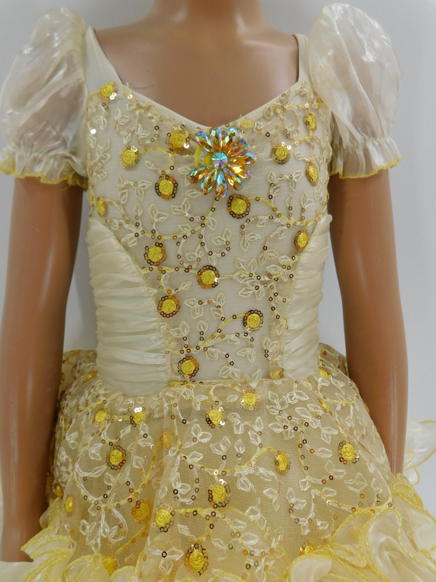 Pre-Owned Costume Glamour   XS Child Yellow  Ballet