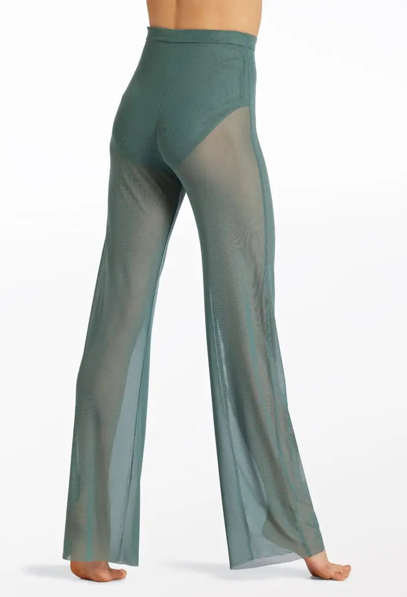 Pre-Owned Pants Weissman 15616 Small Adult Beige Jazz Mesh Sheer Straight Leg