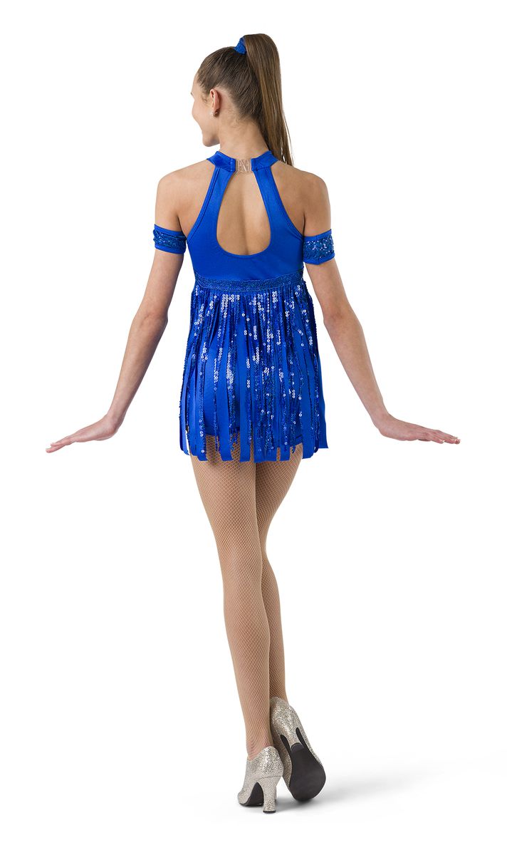 Pre-Owned Costume Costume Gallery 18661 XL Adult Green Fringe Tap Sequins