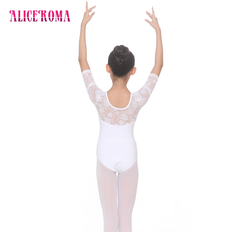 Pre-Owned Leotard Alice Roma  A1668 Small Child Black  Ballet