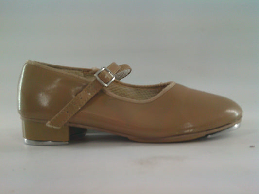 Pre-Owned Tap Shoes Revolution Big Kids 2M Mary Jane Leather Buckle Student