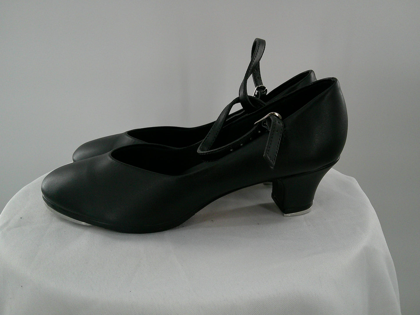 Pre-Owned Tap Shoes SoDanca Adult 5M  Leather Buckle
