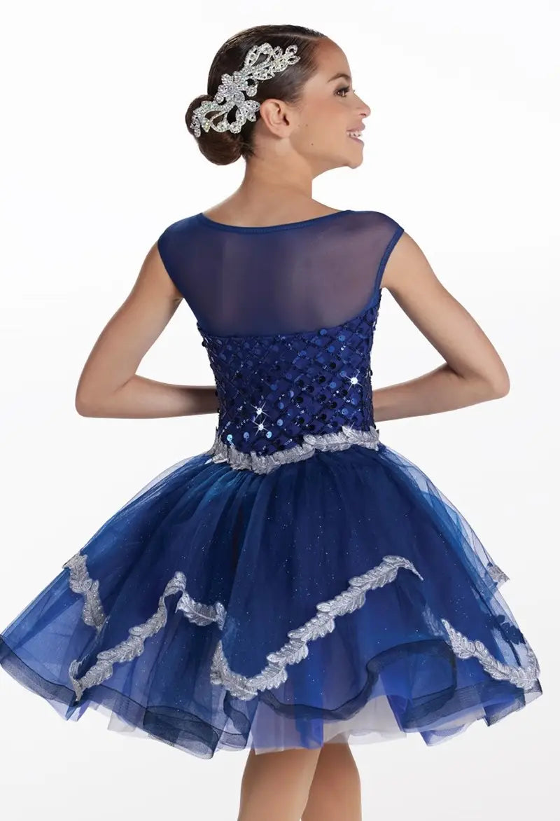 Pre-Owned Costume Medium Adult Green Weissman 17528 Ballet Pointe YAGP Tutu Glitter Sequin