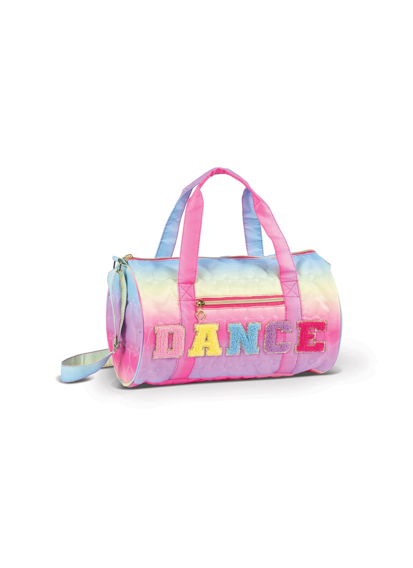 New Duffle Bag Danz N Motion B24501 Small/Medium Pink Rainbow Ballet Tap Jazz