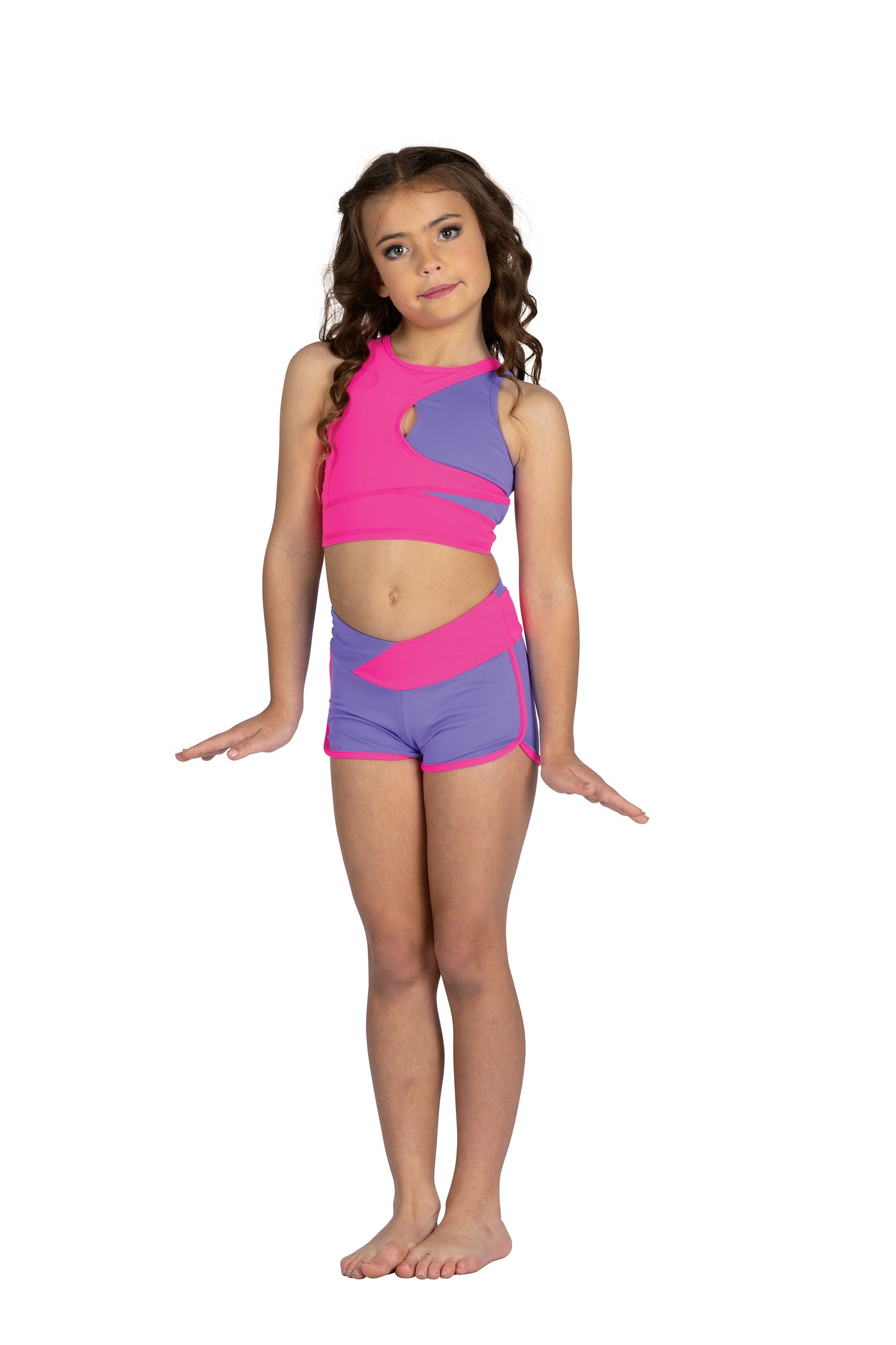 NEW Convention Wear Lily Shorts - 2 Tone DanzNMotion 25401C