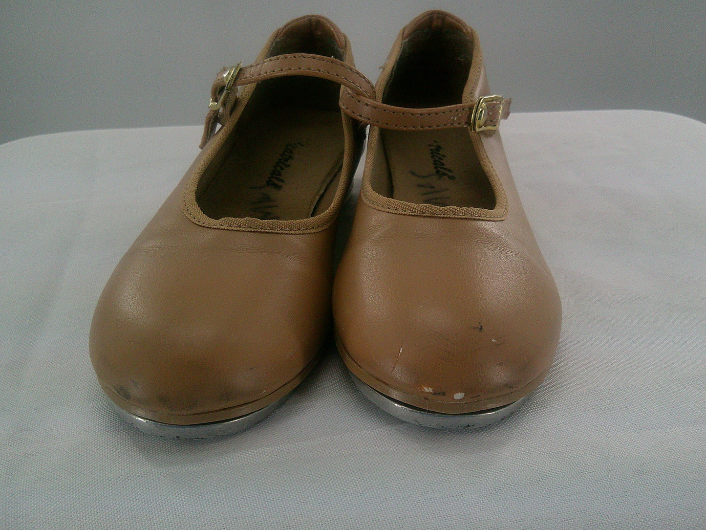 Pre-Owned Tap Shoes Theatricals Kids 12.5M Mary Jane Man Made Buckle Student