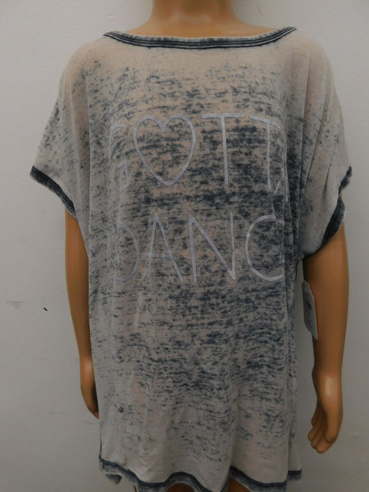 Pre-Owned T-Shirt Heart & Hips   Large Adult Silver  Jazz
