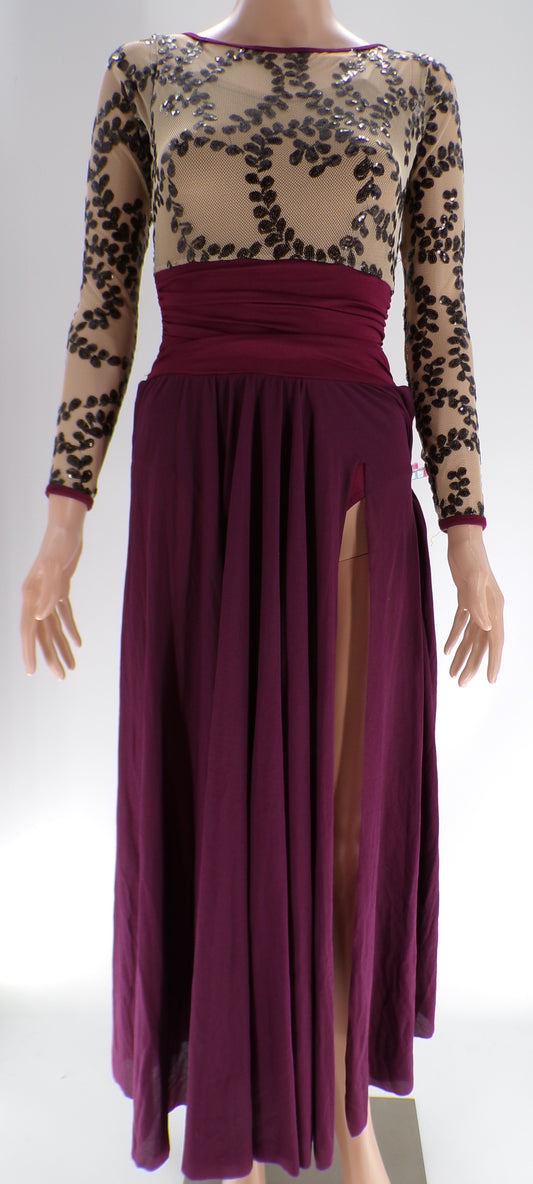 Pre-Owned Costume Unbranded   Medium Adult Burgundy  Contemporary