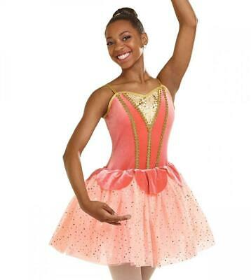 Pre-Owned Costume Small Adult Curtain Call E2041 Ballet pointe YAGP Polka Dots Tutu Sequin