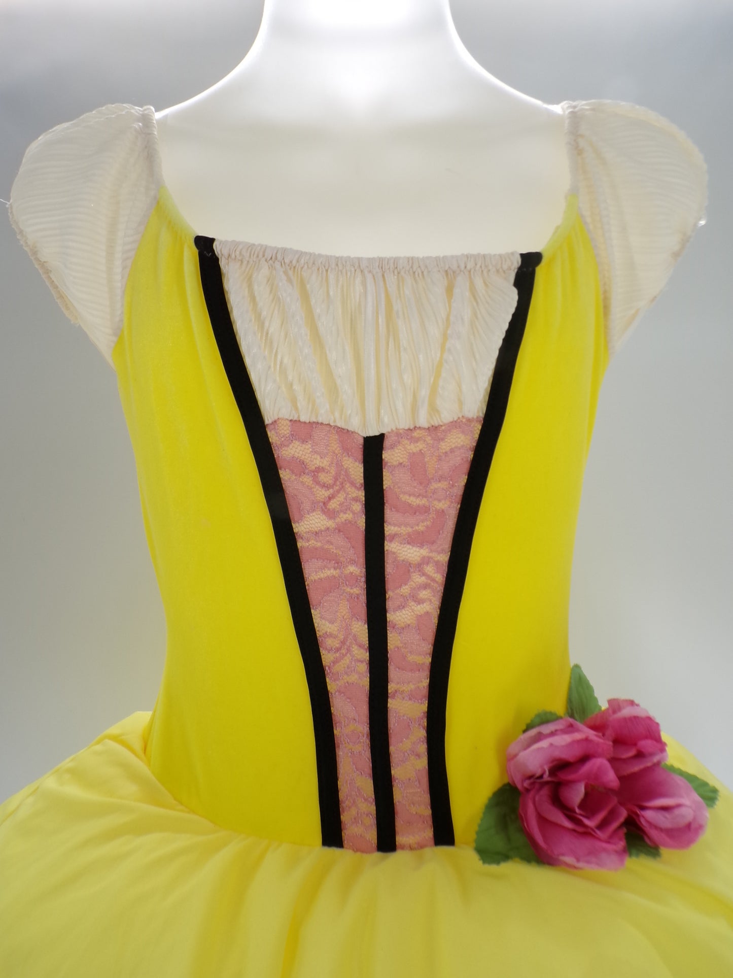 Pre-Owned Costume Curtain Call  C191 Large Child Yellow  Ballet