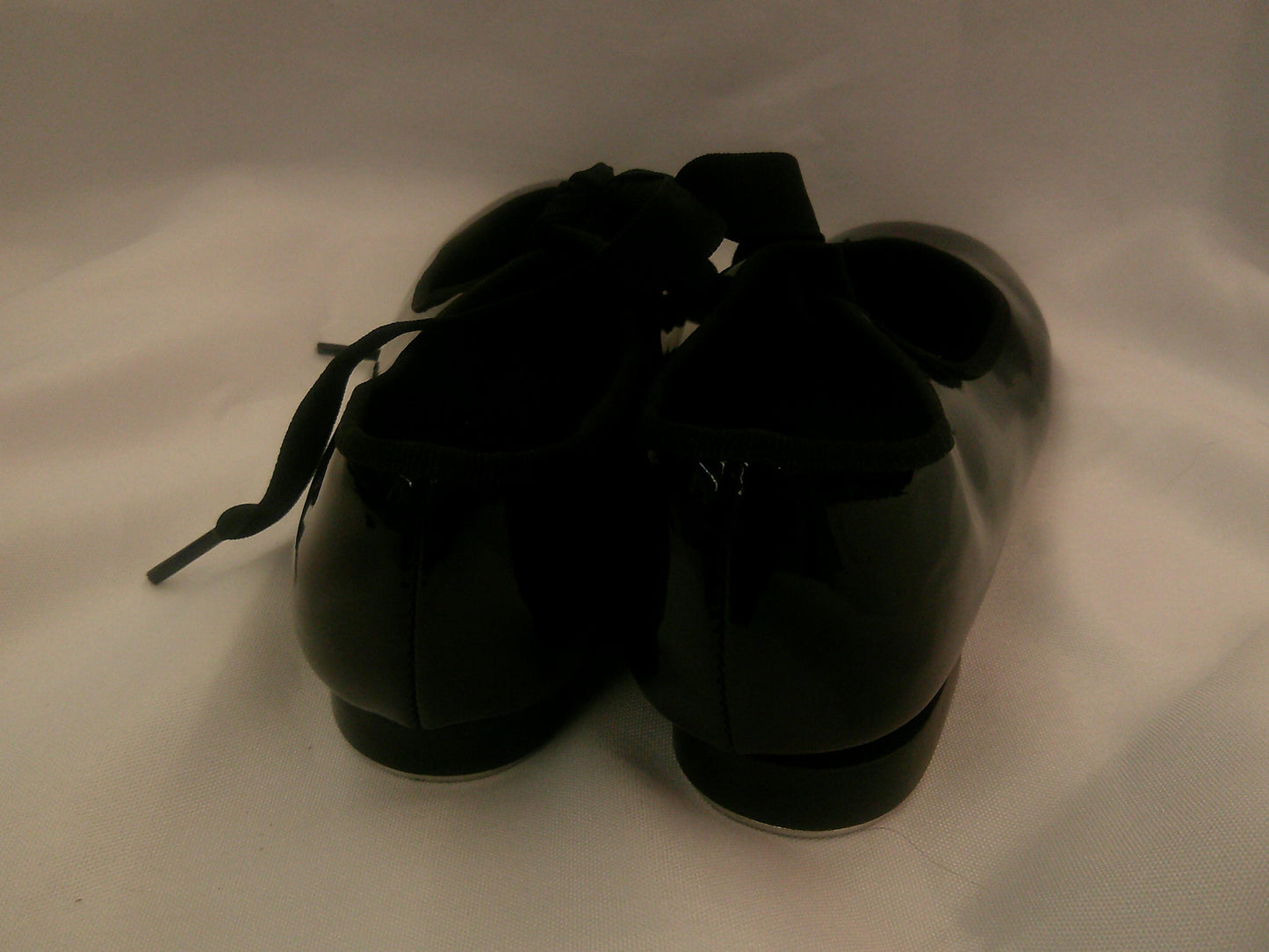 Pre-Owned Tap Shoes Dance Class Big Kid 2M Tyette Leather Ribbon