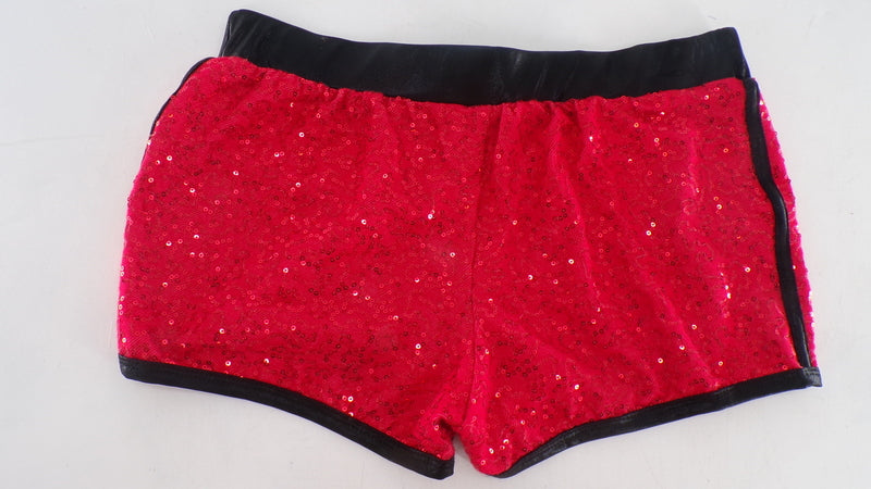 Pre-Owned Shorts Wish Come True  13158 Large Adult Red  Jazz Hip Hop