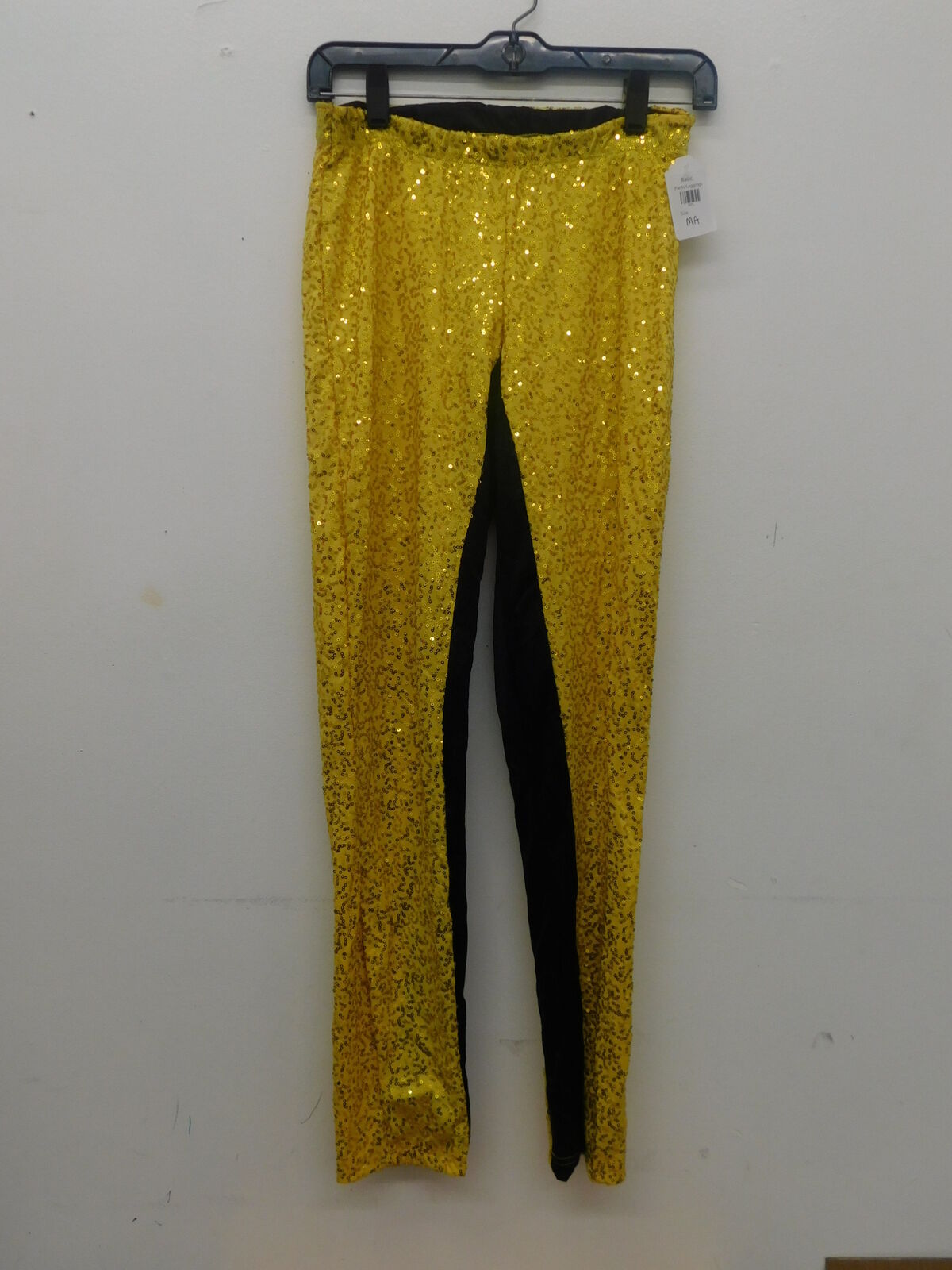 Pre-Owned Leggings Unbranded   Medium Adult Gold  Jazz Tap