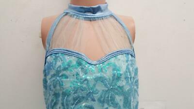 Pre-Owned Costume Curtain Call  E1513 Large Child Blue  Ballet