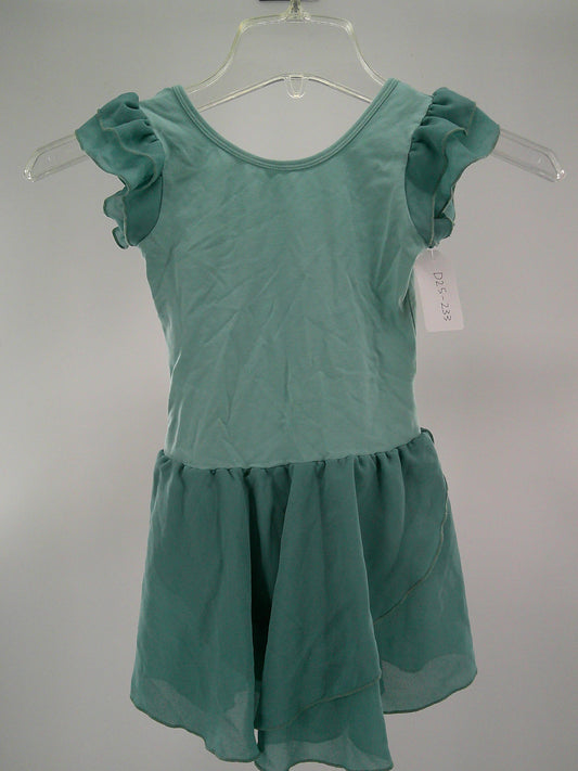 Pre-Owned Dress Amazon   6x-7 Child Green  Ballet Tap