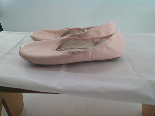 Pre-Owned Ballet Shoes Freestyle Kids 2M Tie Drawstring Leather Single Strap Full Sole