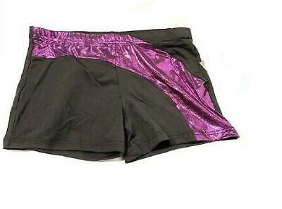 Pre-Owned Shorts Small Child Danskin Now Gymnastics Black Pink