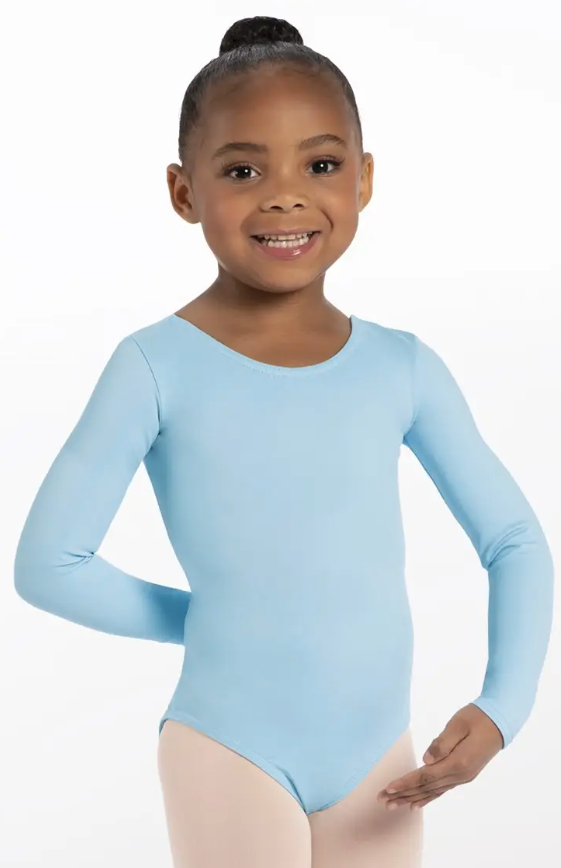 Pre-Owned Leotard Balera  MT12461 Medium Adult Lt Blue  Ballet Jazz Modern
