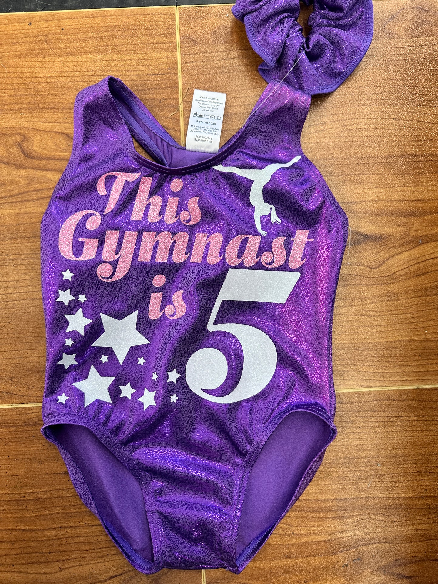 Custom Birthday Leotards - Design 13 Birthday Lets Celebrate