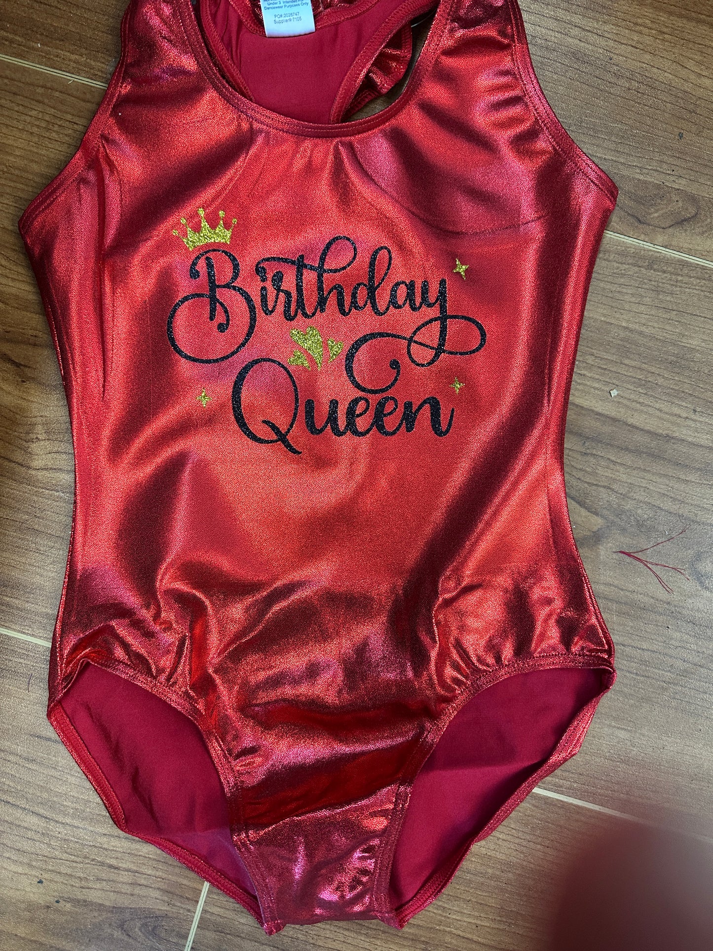Custom Valentine Leotards - Design 12 Gymnast Heart