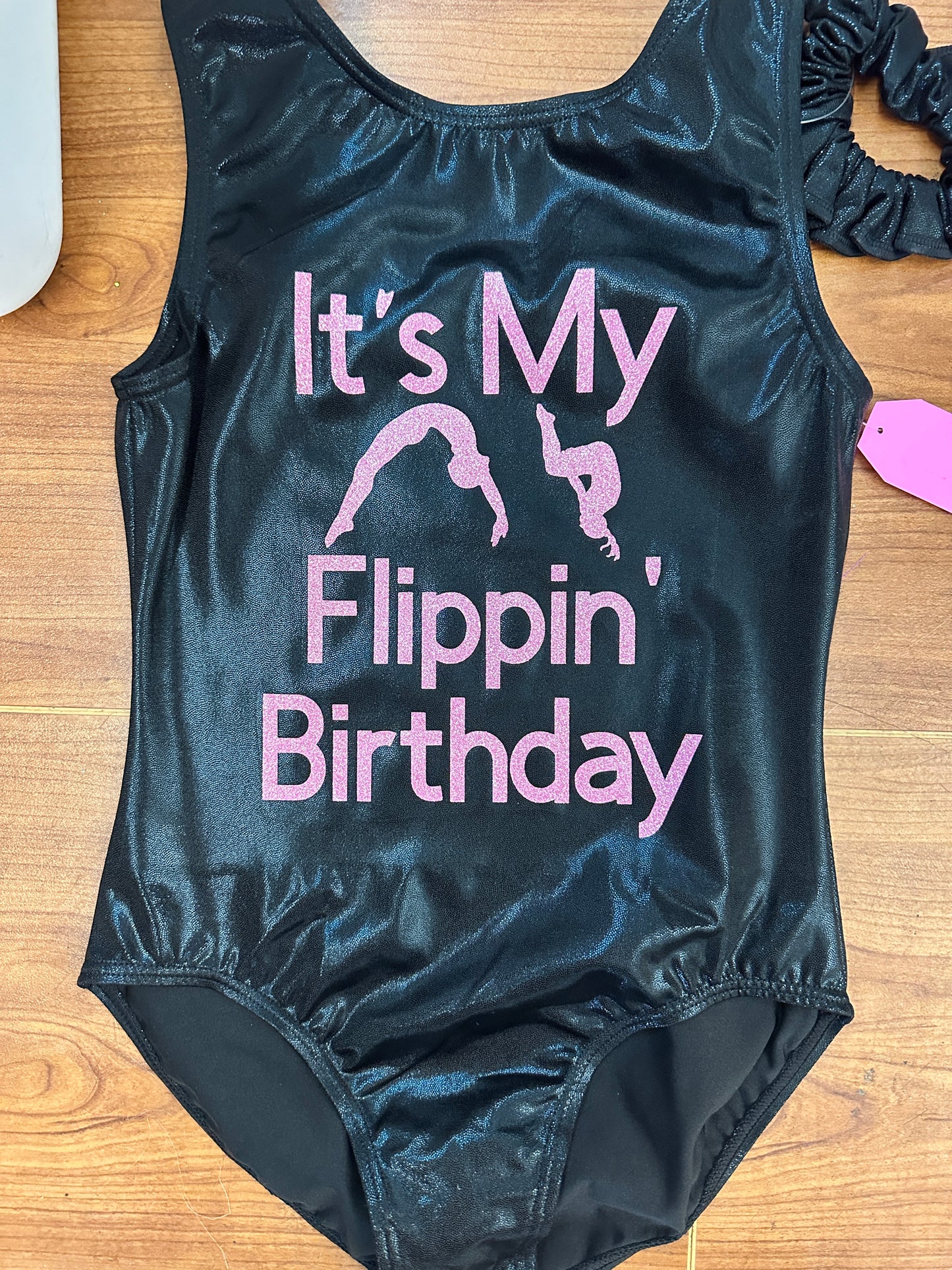 Custom Birthday Leotards - Design 10 Birthday Its My Flippin