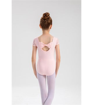 New Leotard DUX Dance Lace Short Sleeve Child Sizes Multiple Colors