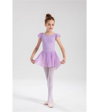 New Leotard Dress by DUX Dance Flutter Sleeve Child Sizes Multiple Colors