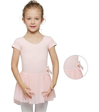 New Leotard Dress by DUX TD Short Sleeve Child Sizes Multiple Colors