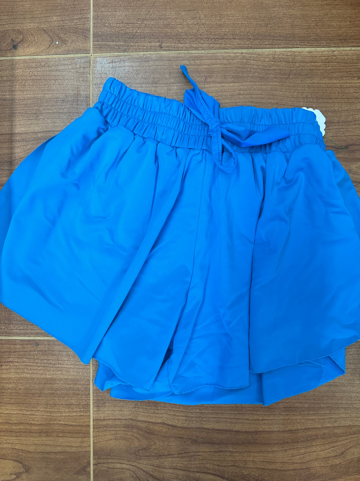 Pre-Owned Butterfly Shorts Exarus Large Child Turquoise Jazz Gymnastics Cheer