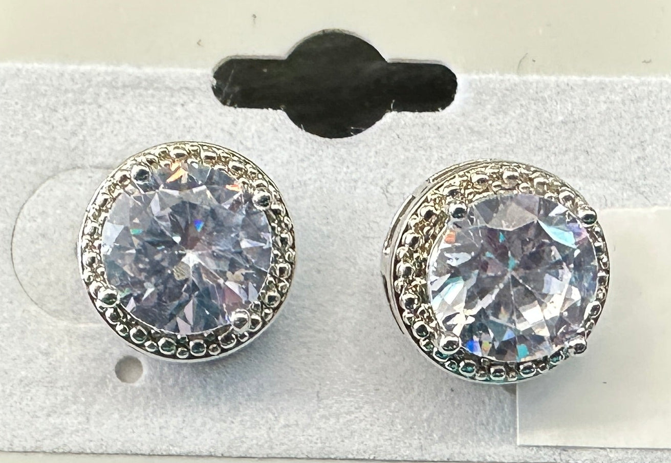 New Earrings Dance Cheer Competition Stones